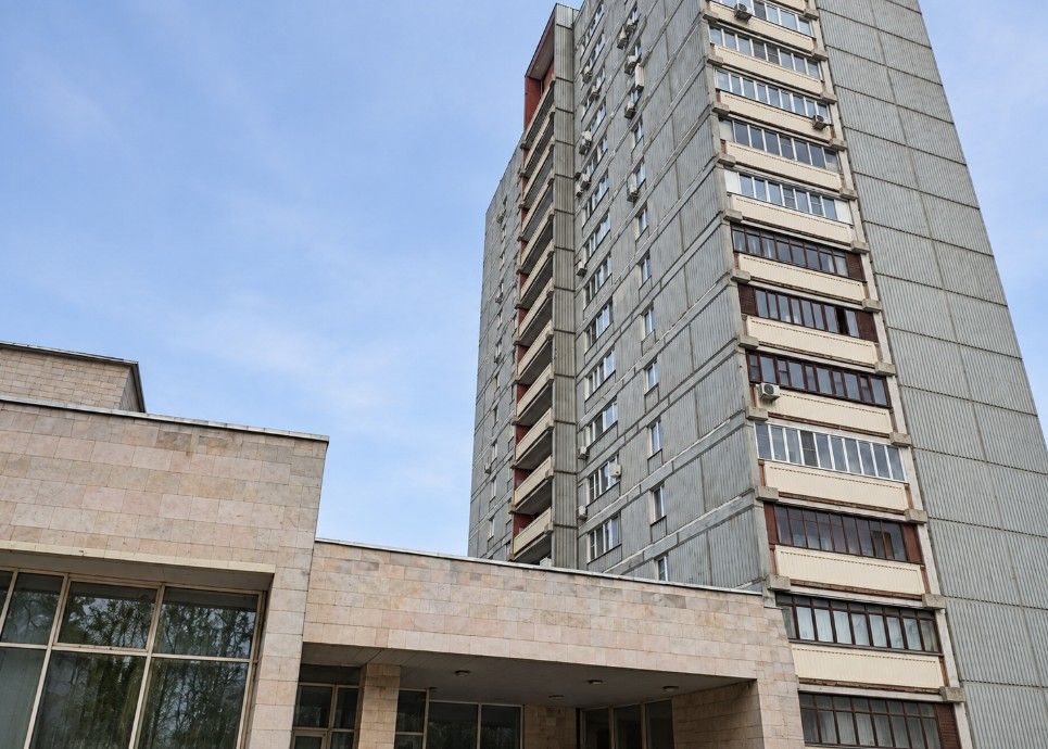 фасад дома, Бизнес-центр Духовской, 14 по адресу г Москва, Духовской пер, д 14